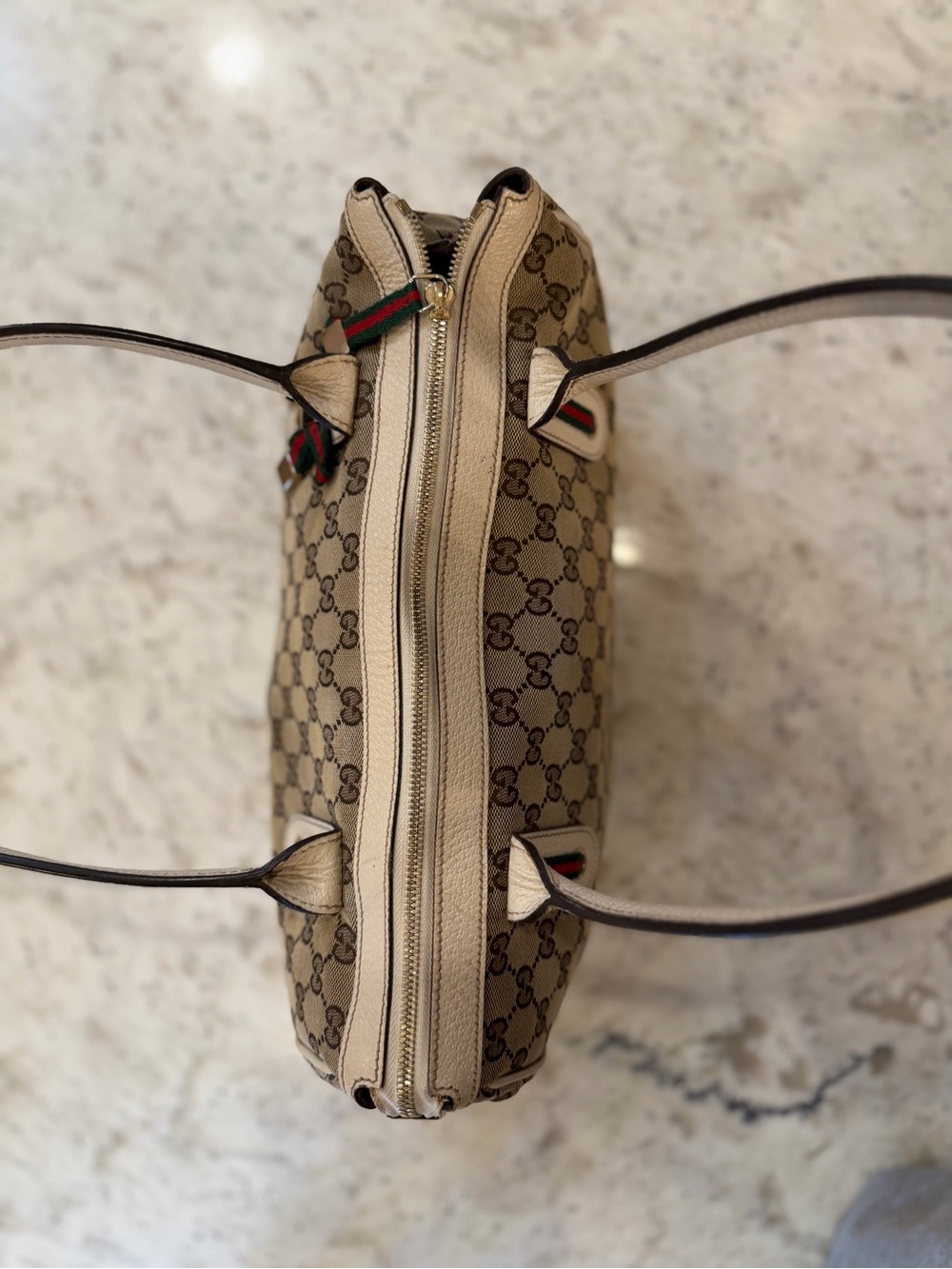 GUCCI Medium GG Canvas Prince Tote Preloved - Picture 3 of 16
